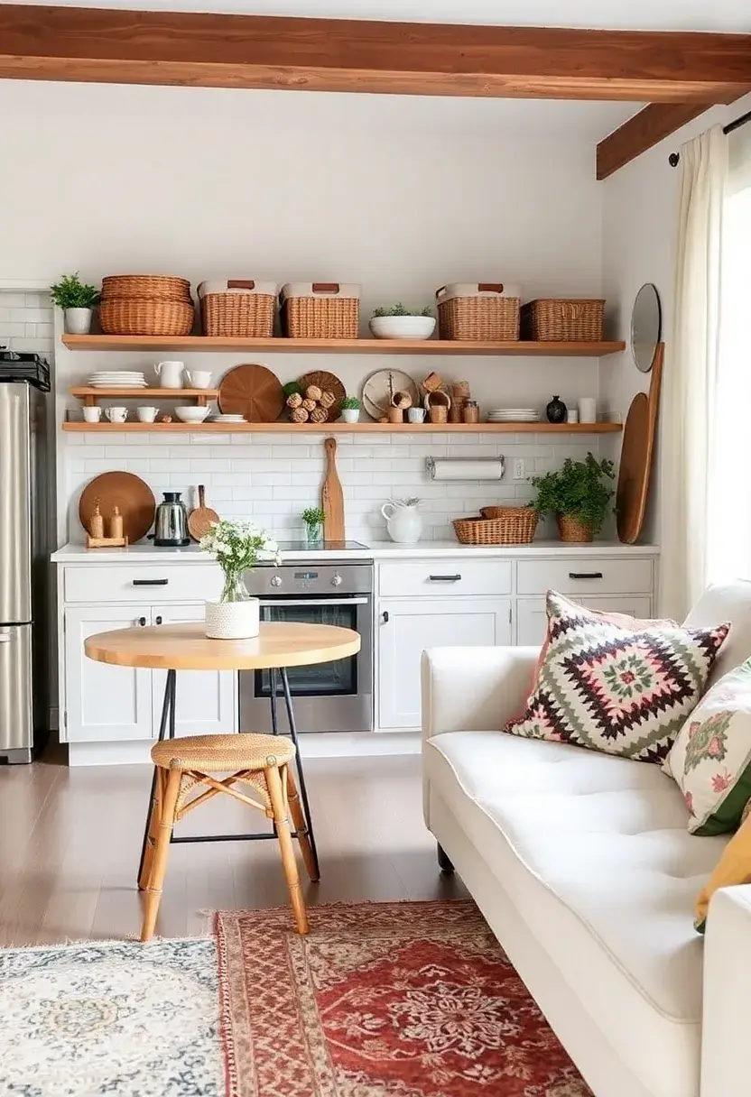 30+ Beautiful Kitchen Diner Living Room Ideas for Open Spaces - 23. Smart Storage: Keeping Organized