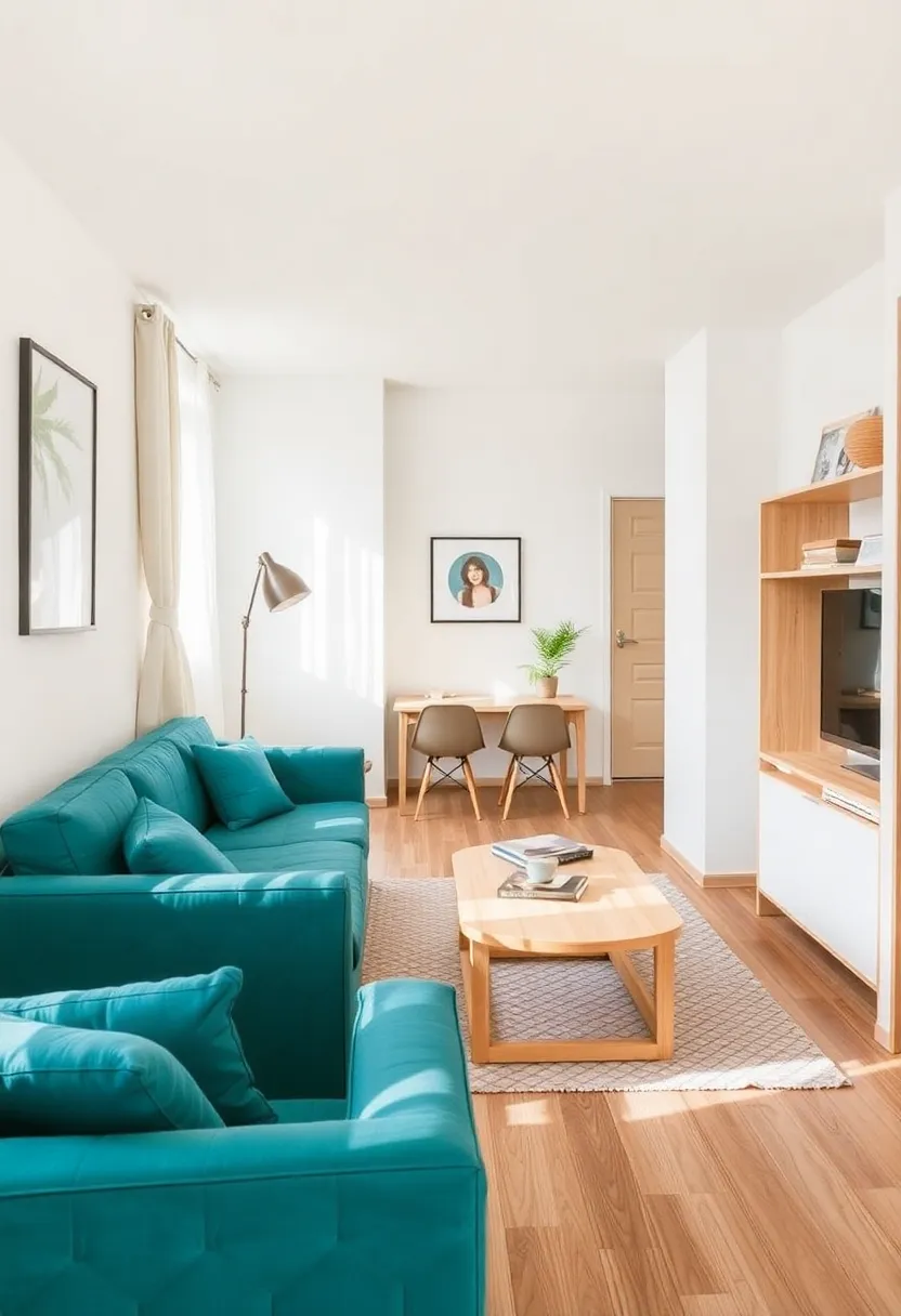 30+ Clever Ideas for Small Living Room with Kitchen Combo - 8. Foldable Furniture