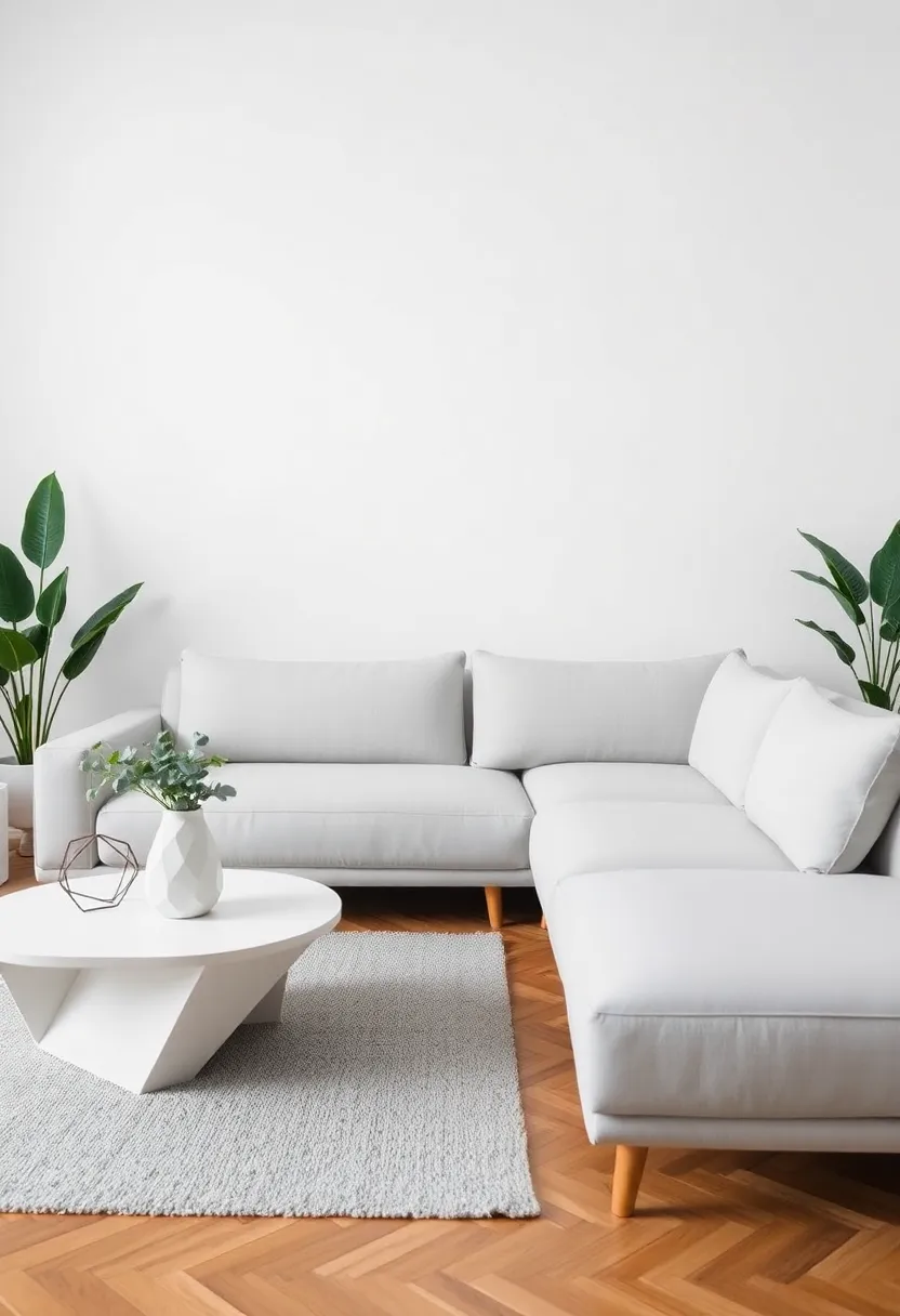 30+ Cozy Corner Sofa Ideas for Every Type of Living Room - 1. Minimalist Chic