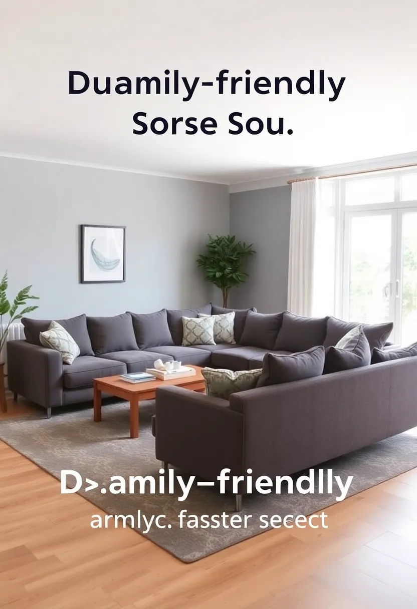 30+ Cozy Corner Sofa Ideas for Every Type of Living Room - 14. Family-Friendly Sofas