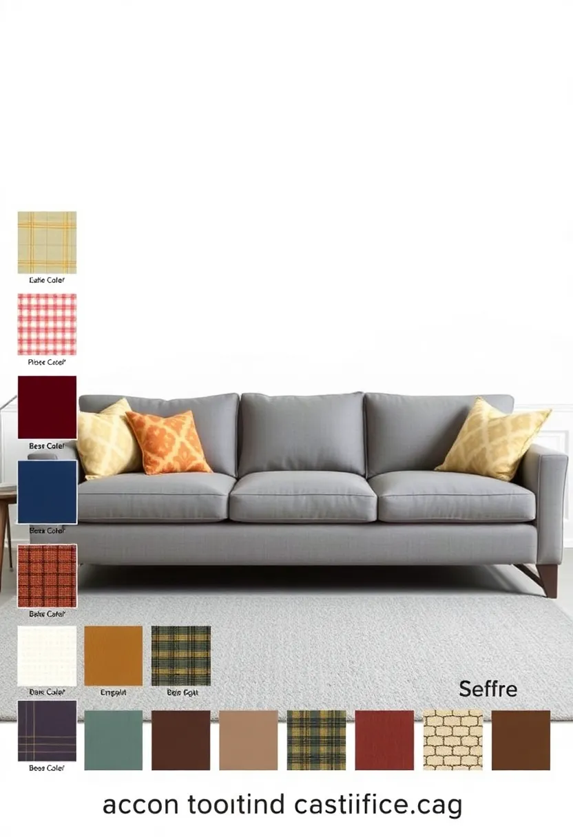 30+ Cozy Corner Sofa Ideas for Every Type of Living Room - 26. Custom Fabric Choices
