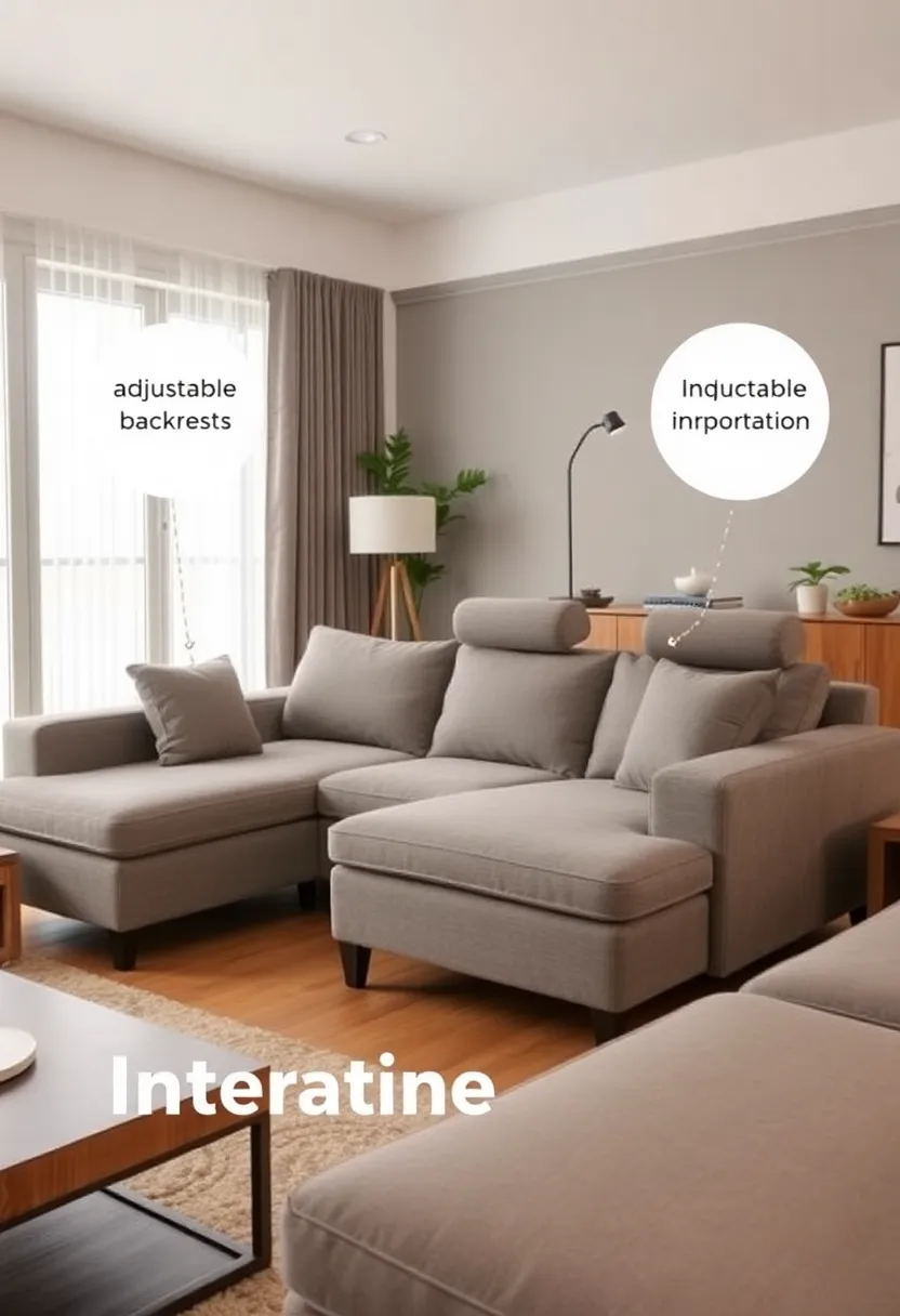 30+ Cozy Corner Sofa Ideas for Every Type of Living Room - 27. Interactive Sofas