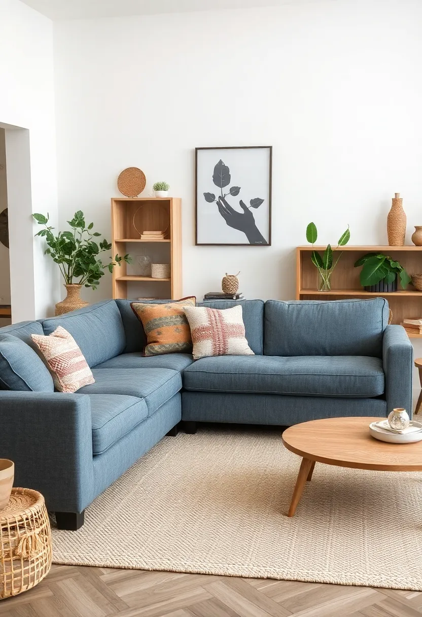 30+ Cozy Corner Sofa Ideas for Every Type of Living Room - 29. Eco-Friendly Designs