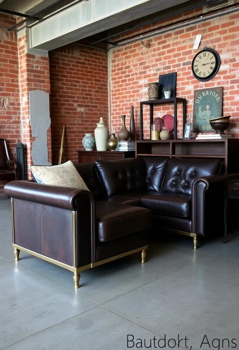 30+ Cozy Corner Sofa Ideas for Every Type of Living Room - 5. Industrial Edge