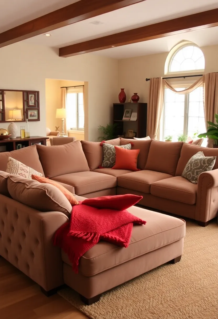 30+ Cozy and Functional Family Living Room Ideas for All Ages - 1. Plush Sectional Sofas for Everyone