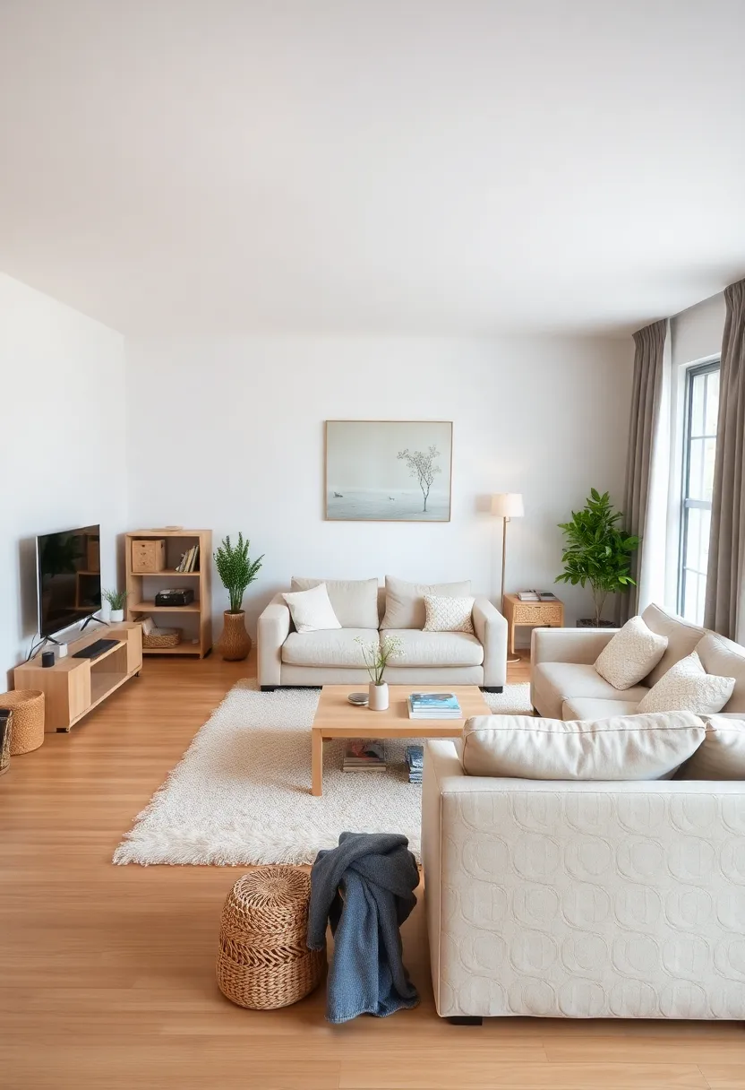 30+ Cozy and Functional Family Living Room Ideas for All Ages - 20. Maintaining a Minimalist Approach