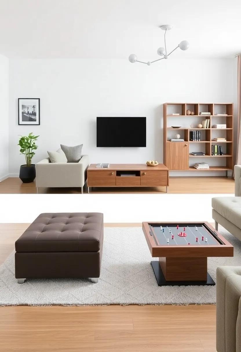 30+ Cozy and Functional Family Living Room Ideas for All Ages - 4. Multi-Functional Furniture