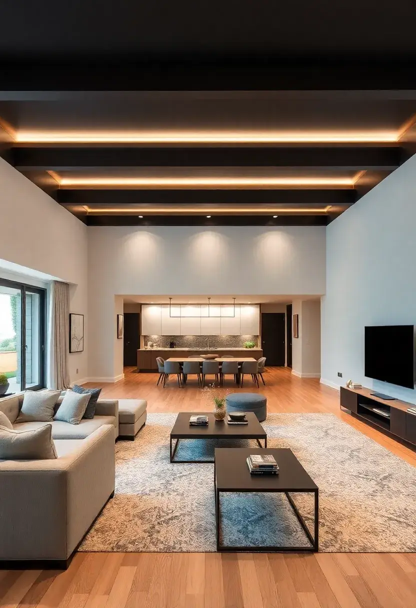 30+ Design Ideas for a Long Living Room That Flows Naturally 1 30+ Design Ideas for a Long Living Room That Flows Naturally - 1. Open Concept Living Room Layout