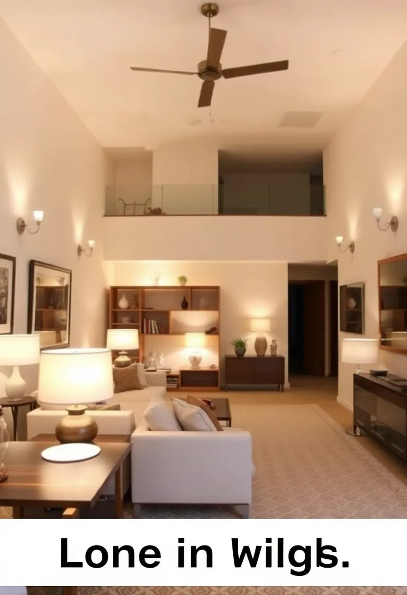 30+ Design Ideas for a Long Living Room That Flows Naturally 78 30+ Design Ideas for a Long Living Room That Flows Naturally - 12. Optimal Lighting Solutions