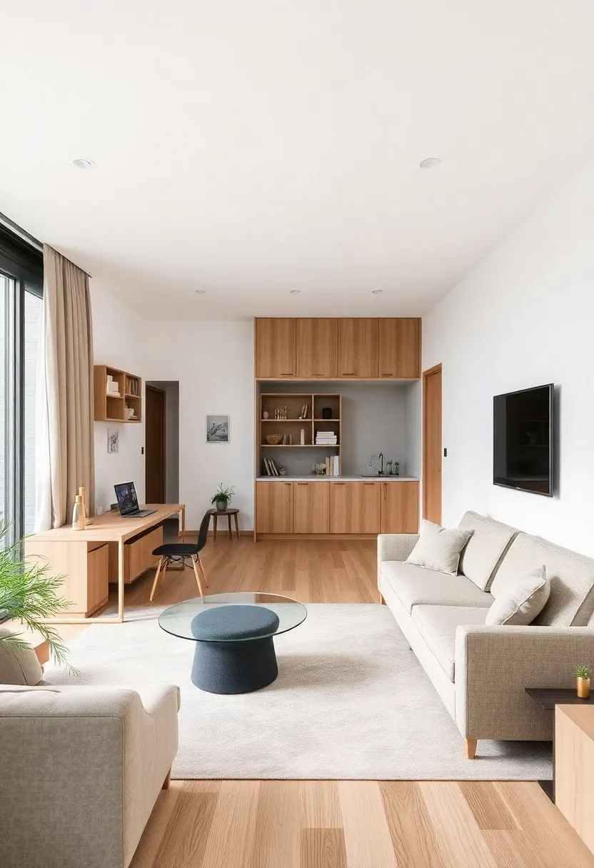 30+ Design Ideas for a Long Living Room That Flows Naturally 57 30+ Design Ideas for a Long Living Room That Flows Naturally - 9. Multi-Functional Spaces