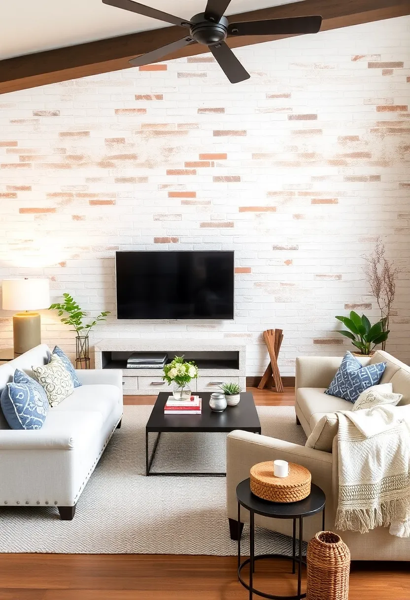 30+ Eclectic Living Room Ideas to Express Your Personality - 28. Textured Wall Treatments