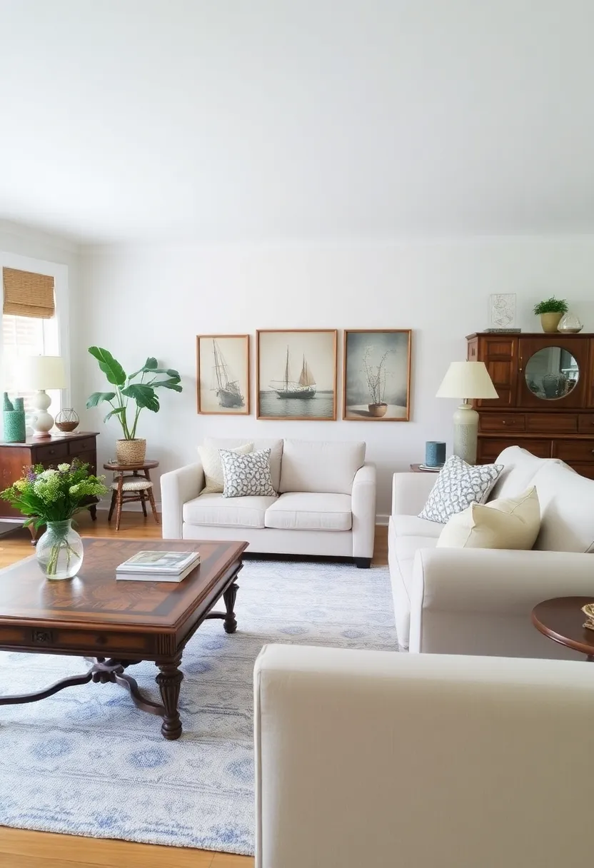 30+ Eclectic Living Room Ideas to Express Your Personality - 7. Mixing Styles with Purpose