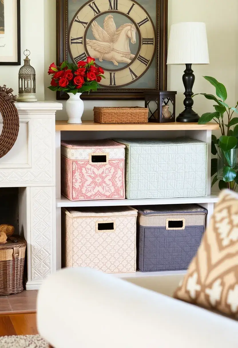 30+ Fabric Storage Ideas to Keep Your Home Organized and Chic - 14. Quilted Fabric Storage Boxes