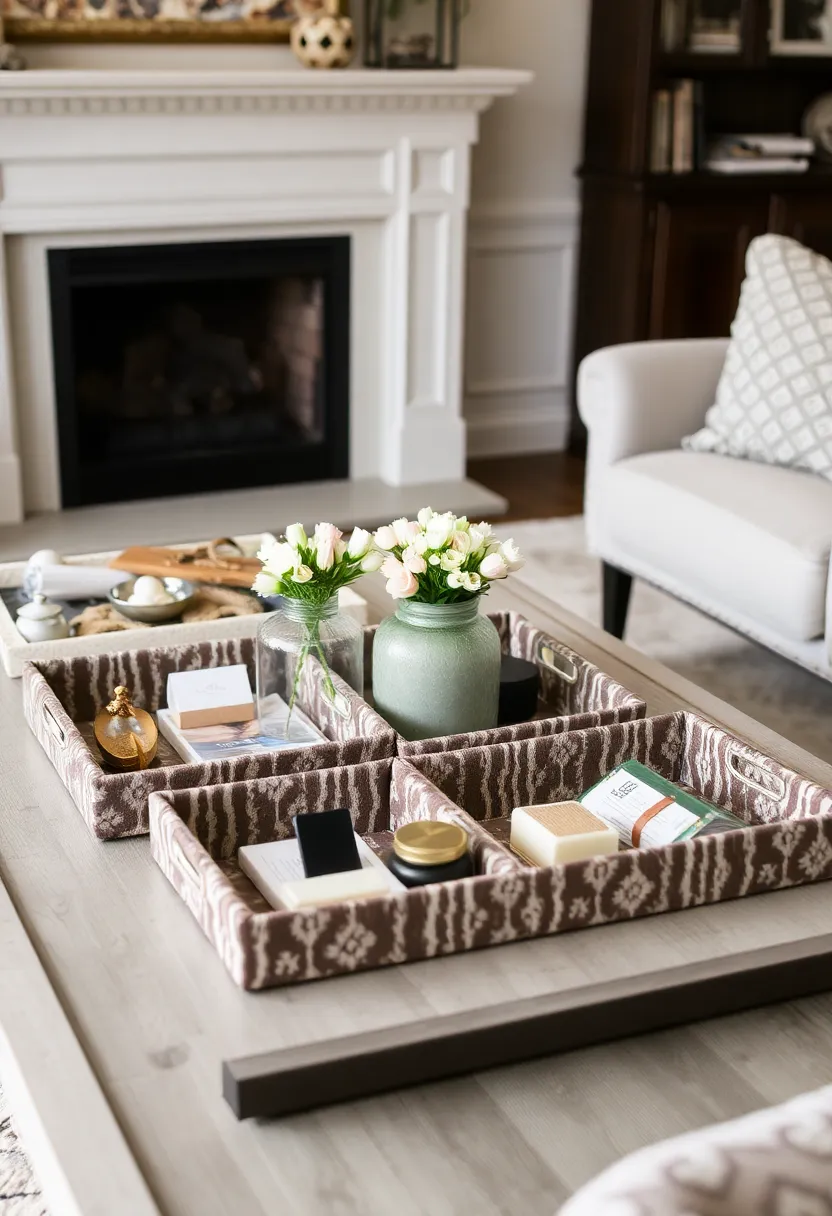 30+ Fabric Storage Ideas to Keep Your Home Organized and Chic - 24. Decorative Fabric Trays