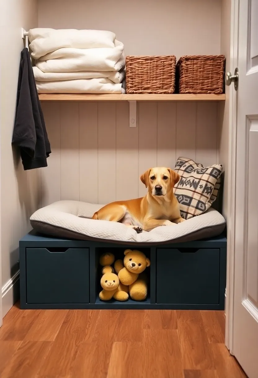 30+ Fabric Storage Ideas to Keep Your Home Organized and Chic - 27. Soft Fabric Pet Beds with Storage