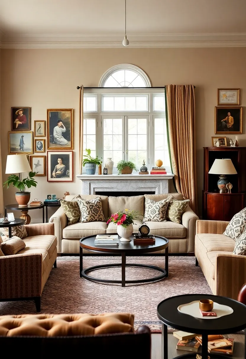 30+ Glamorous Art Deco Living Room Ideas for Timeless Elegance - 30. Personal Touches