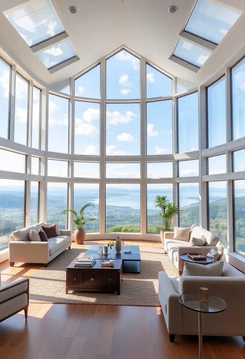 30+ Large Window Ideas for Living Room Light and View - 10. Wraparound Windows