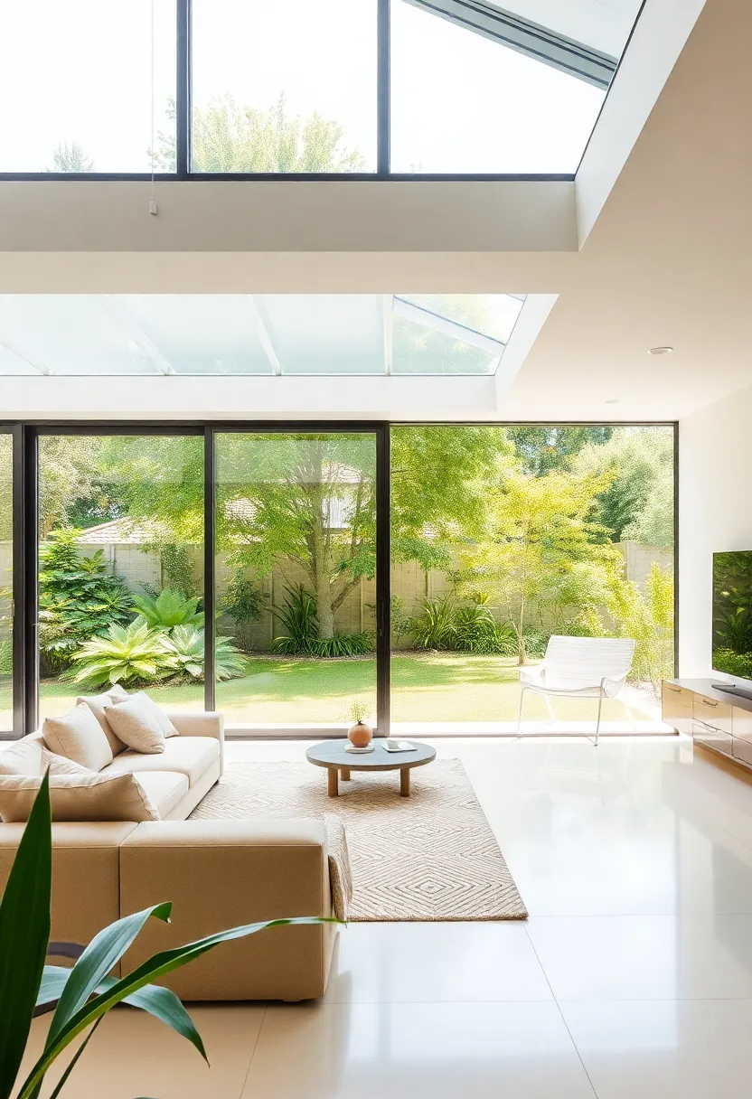 30+ Large Window Ideas for Living Room Light and View - 6. Sliding Glass Walls