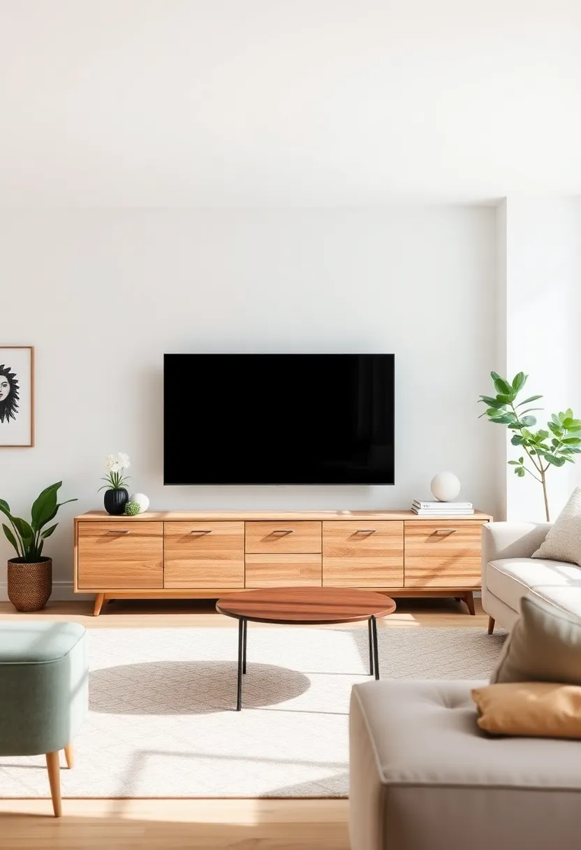 30+ Living Room Entertainment Center Ideas That Combine Style and Storage 71 30+ Living Room Entertainment Center Ideas That Combine Style and Storage - 13. Scandinavian Style TV Unit