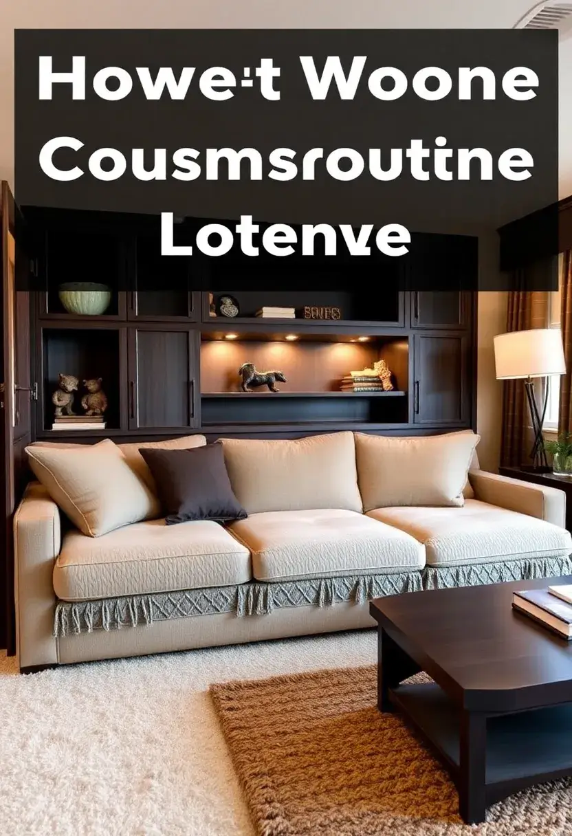 30+ Living Room Entertainment Center Ideas That Combine Style and Storage 142 30+ Living Room Entertainment Center Ideas That Combine Style and Storage - 26. Plush Couch with Built-in Storage