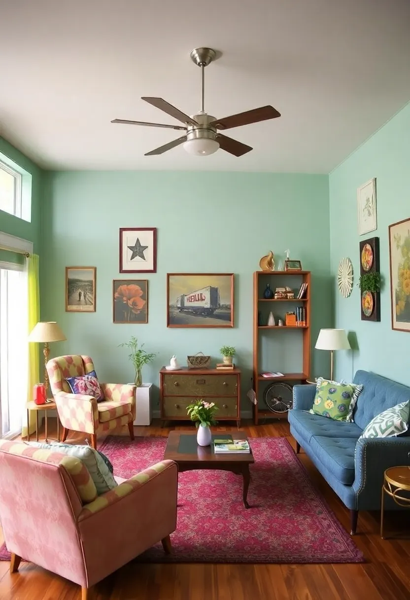 30+ Retro Living Room Ideas with a Nostalgic Twist - 30. Fun DIY Projects to Add Character