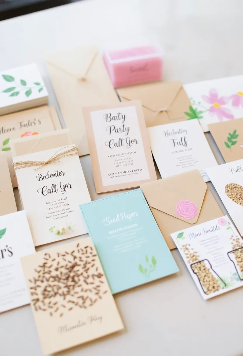 30+ Simple Birthday Decoration Ideas at Home for a Lovely Celebration 157 30+ Simple Birthday Decoration Ideas at Home for a Lovely Celebration - 25. Eco-Friendly Party Invitations