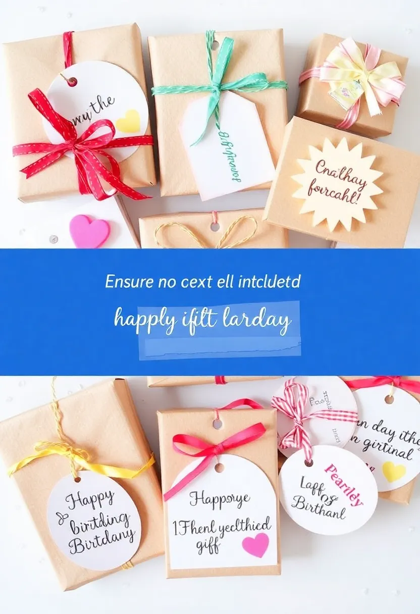 30+ Simple Birthday Decoration Ideas at Home for a Lovely Celebration 171 30+ Simple Birthday Decoration Ideas at Home for a Lovely Celebration - 27. Handcrafted Gift Labels