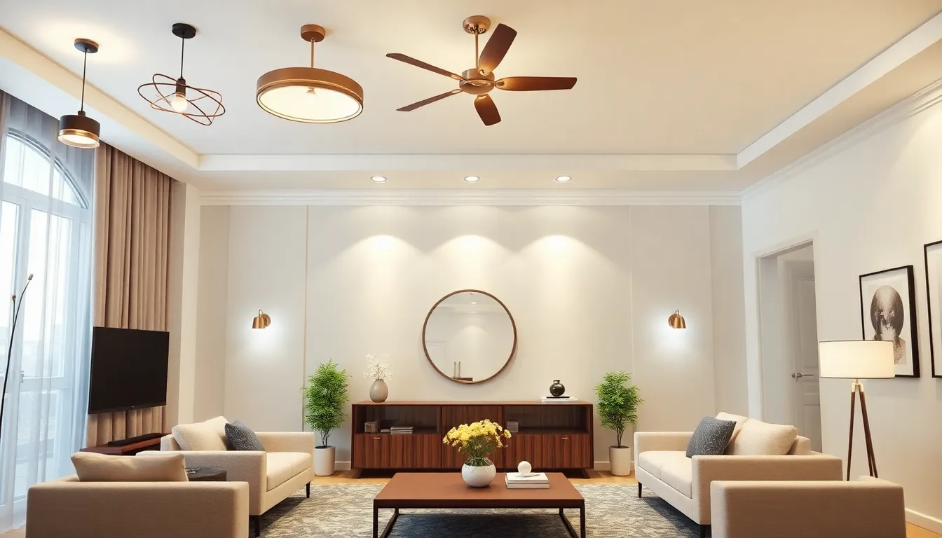 30+ Stunning Living Room Ceiling Lighting Ideas for Perfect Illumination