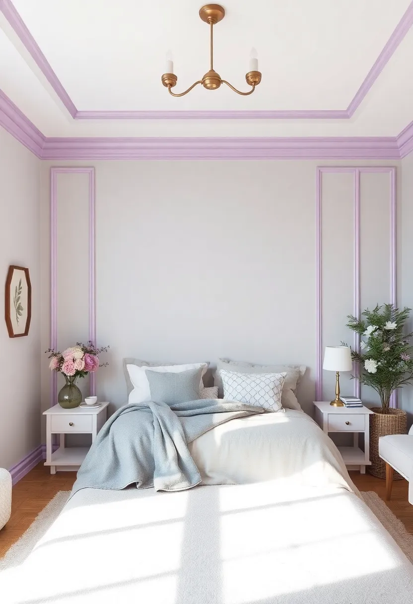 30+ Trim Color Ideas to Perfectly Complement Any Room - 13. Soft Lavender for a Dreamy Touch