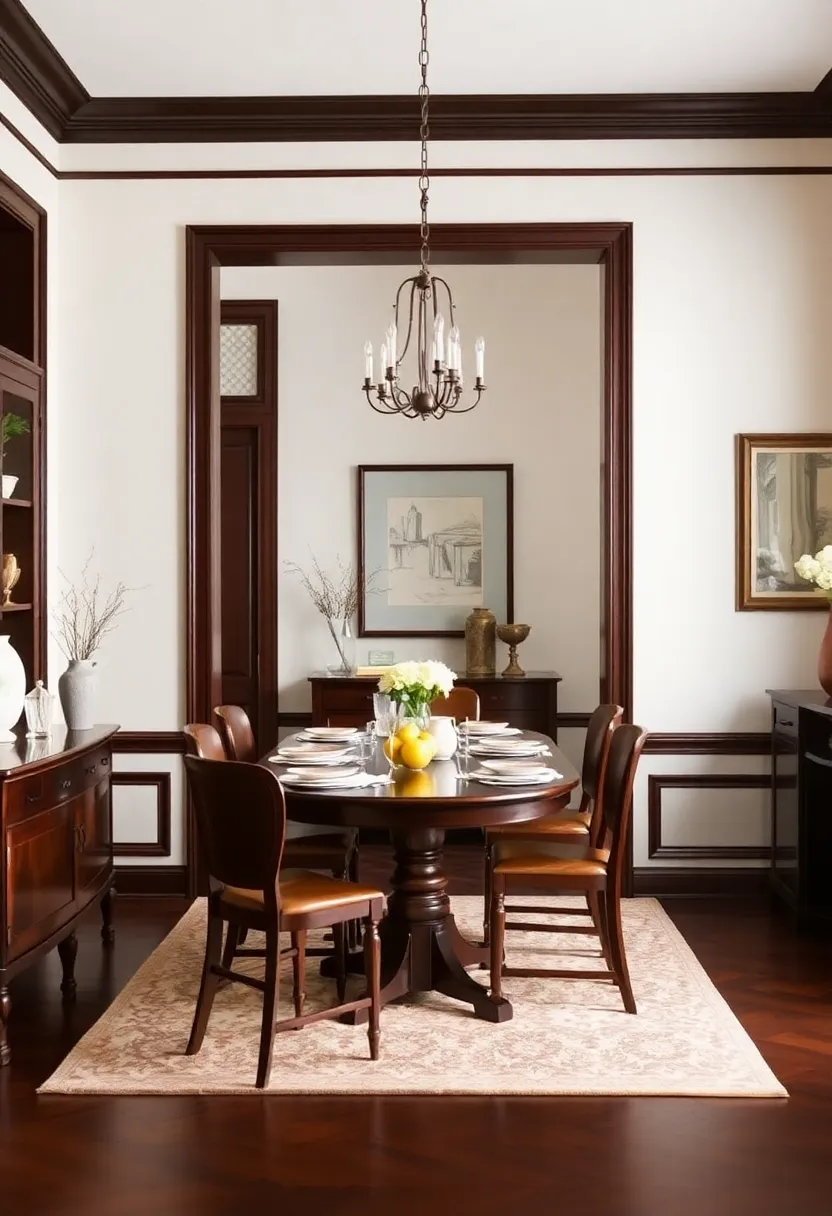 30+ Trim Color Ideas to Perfectly Complement Any Room - 16. Classic Espresso for Timeless Elegance