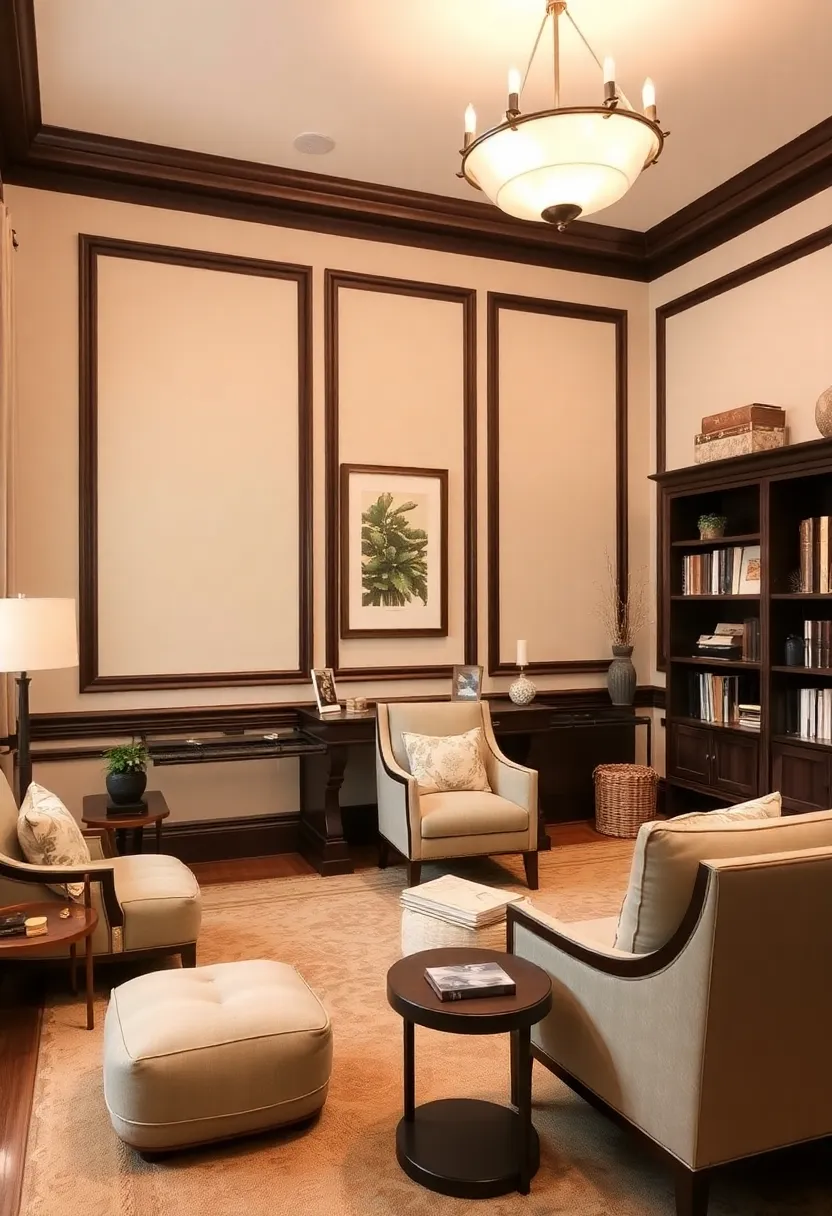 30+ Trim Color Ideas to Perfectly Complement Any Room - 30. Gentle Chocolate for Depth and Warmth