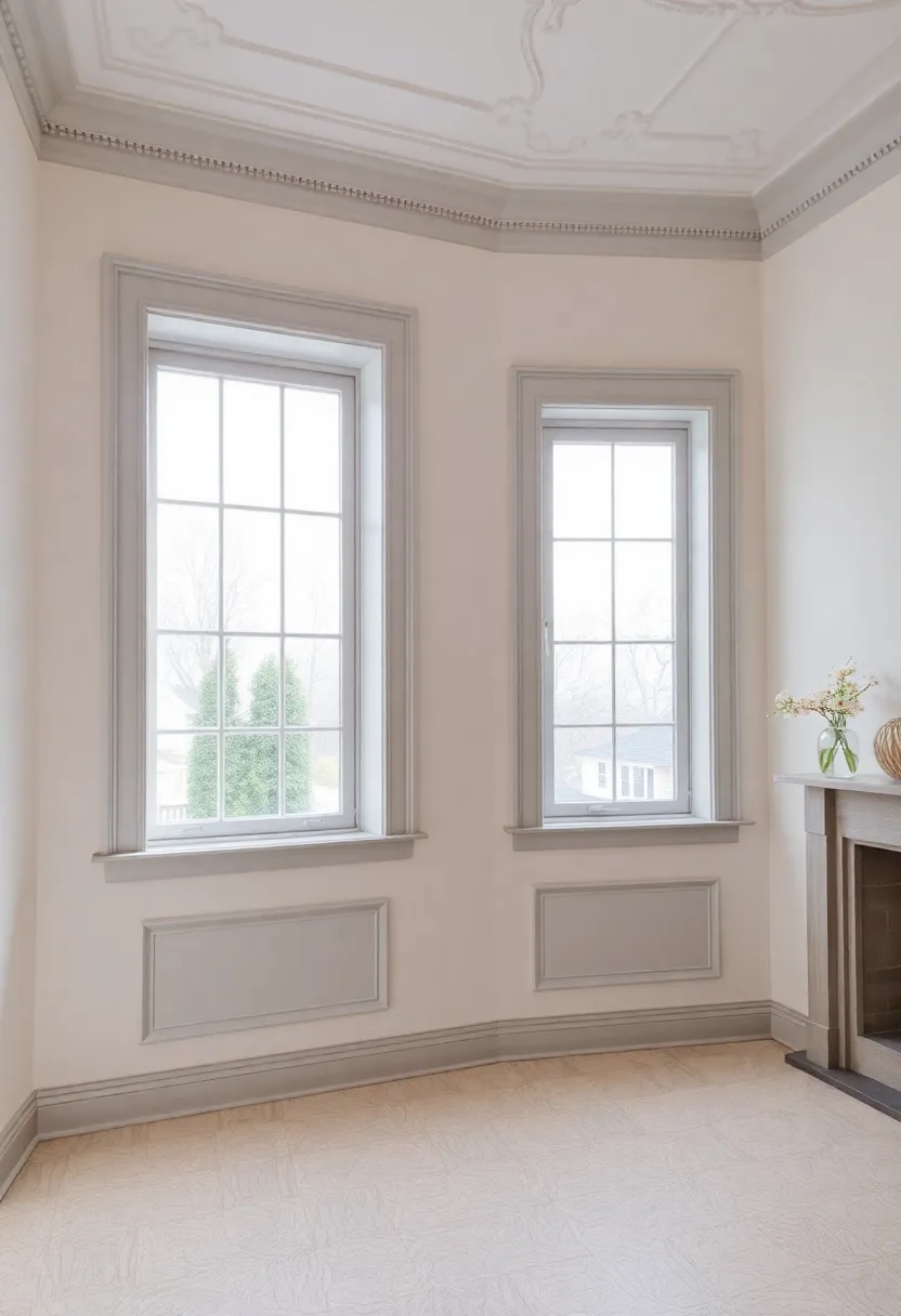 30+ Trim Color Ideas to Perfectly Complement Any Room - 6. Soft Gray for Understated Elegance