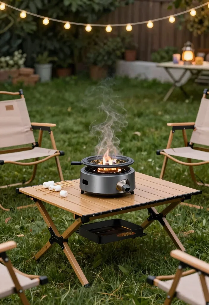 10 Backyard Fire Pit Ideas for Cozy Evenings Outdoors - 7. Portable Fire Pit for Flexibility 1