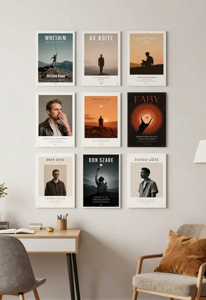 10 Bedroom Poster Ideas to Personalize Your Space 100 10 Bedroom Poster Ideas to Personalize Your Space - 10. Themed Collections 1