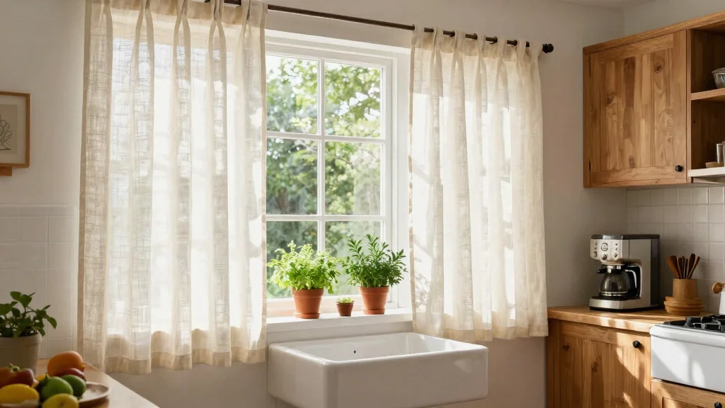 10 Curtain Ideas for Kitchen to Add Soft Practical Style