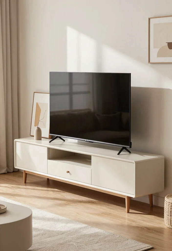 10 Hidden TV Cabinet Ideas for Seamless Living Room Design 87 10 Hidden TV Cabinet Ideas for Seamless Living Room Design - 9. Fold-Out TV Cabinet 1