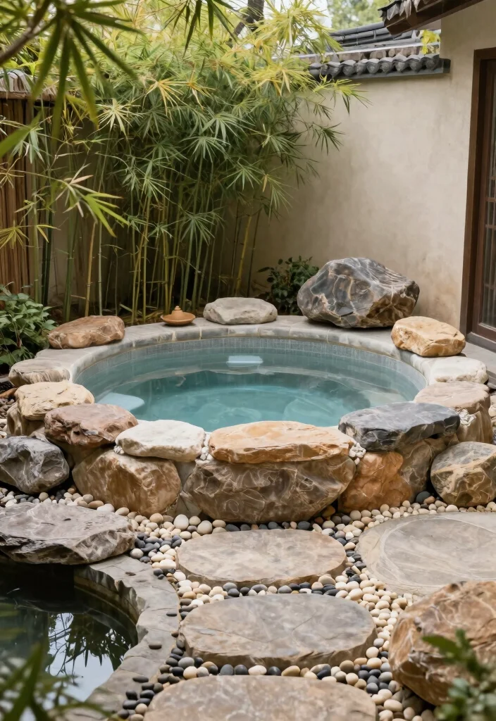 10 Hot Tub Ideas for a Relaxing Private Escape - 4. Zen-Inspired Hot Tub Escape 1