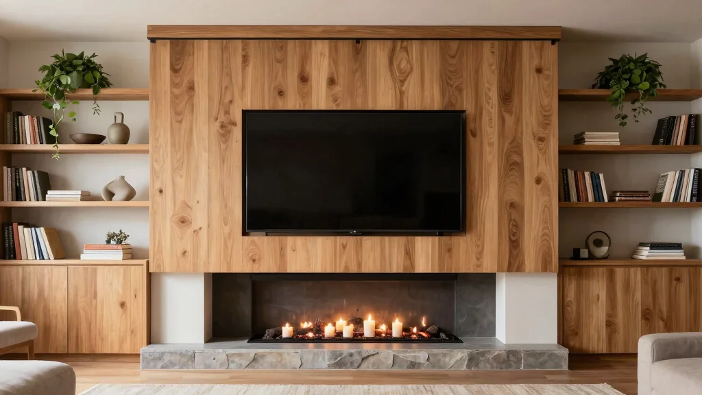10 Ideas to Hide TV Above Fireplace for a Balanced Focal Point