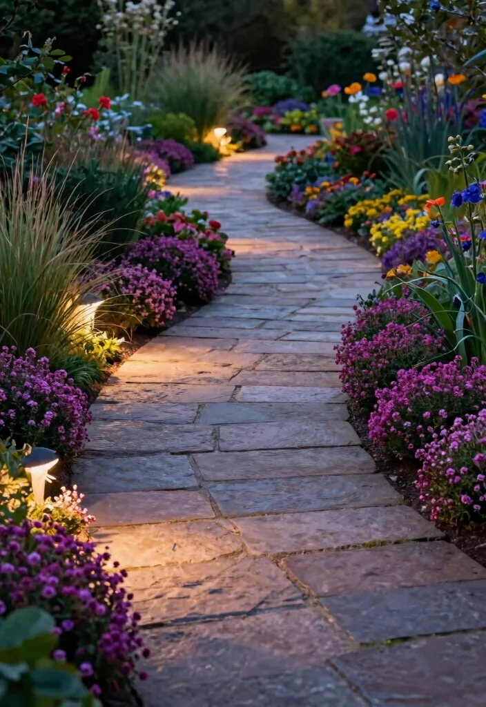 10 Paved Backyard Ideas for Low Maintenance Living 12 10 Paved Backyard Ideas for Low Maintenance Living - 2. Natural Flagstone Walkways 1