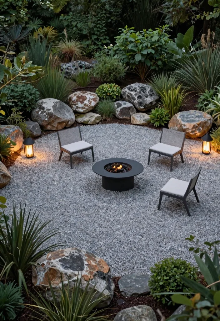 10 Paved Backyard Ideas for Low Maintenance Living 34 10 Paved Backyard Ideas for Low Maintenance Living - 4. Minimalist Gravel Areas 1