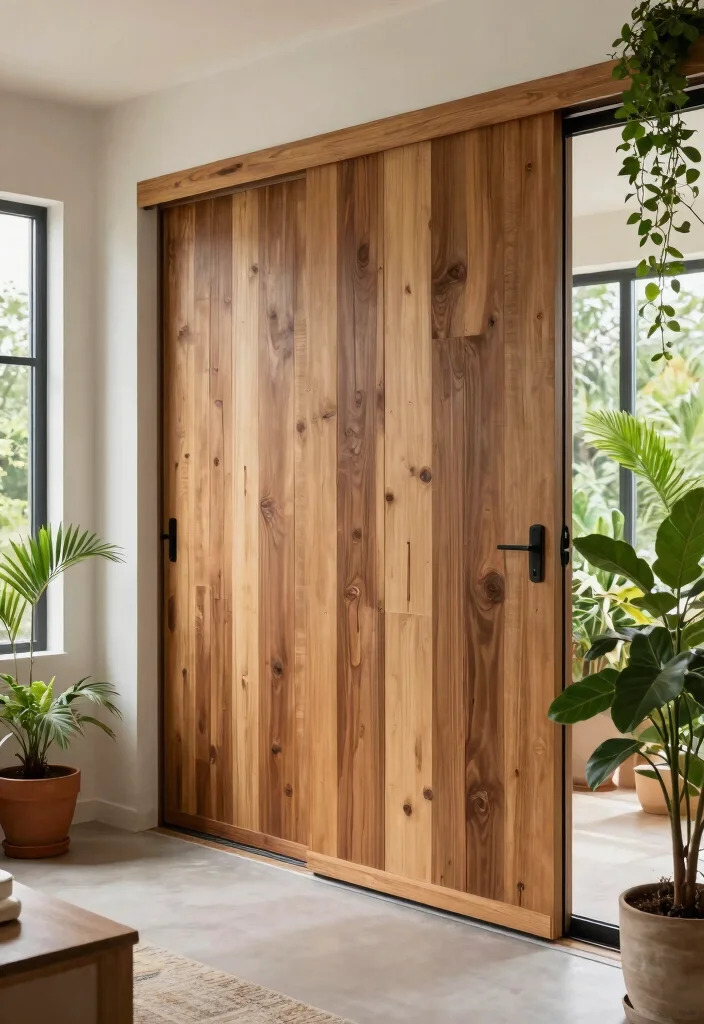 10 Sliding Door Room Separation Ideas for Smooth Space Transitions - 10. Eco-Friendly Sliding Door Options 1