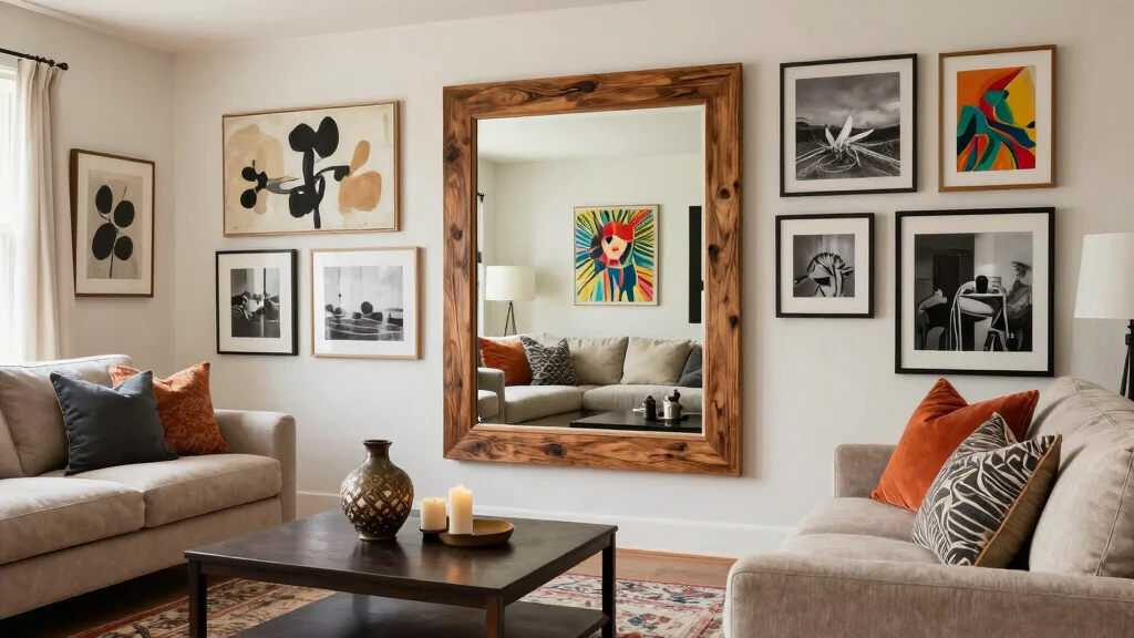 10 Smart Ways to Hide Large Living Room Mirrors with Style