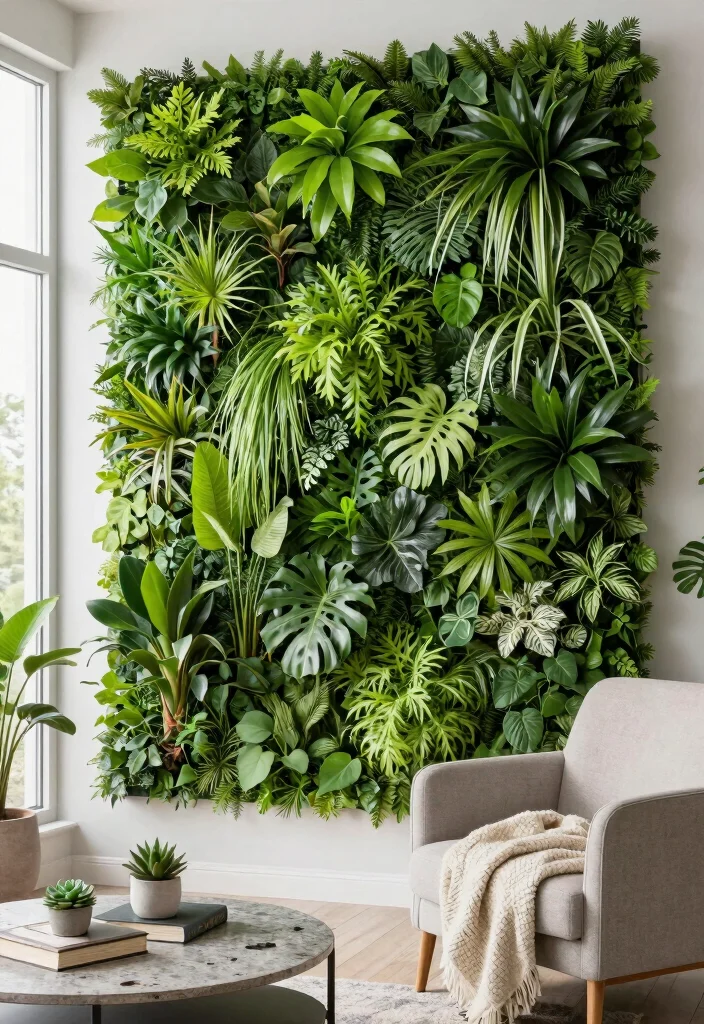 12 Accent Wall Decor Ideas for Instant Visual Interest - 1. Living Green Walls 1