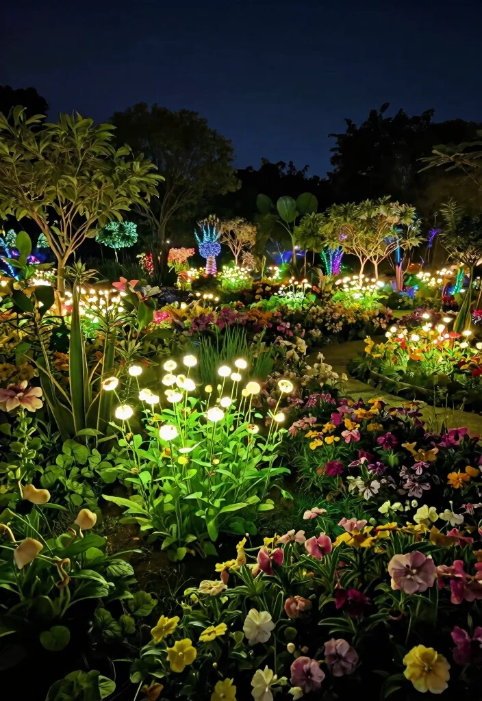 12 Backyard Lighting Ideas for a Warm Inviting Atmosphere 89 12 Backyard Lighting Ideas for a Warm Inviting Atmosphere - 9. Bioluminescent Plants 1