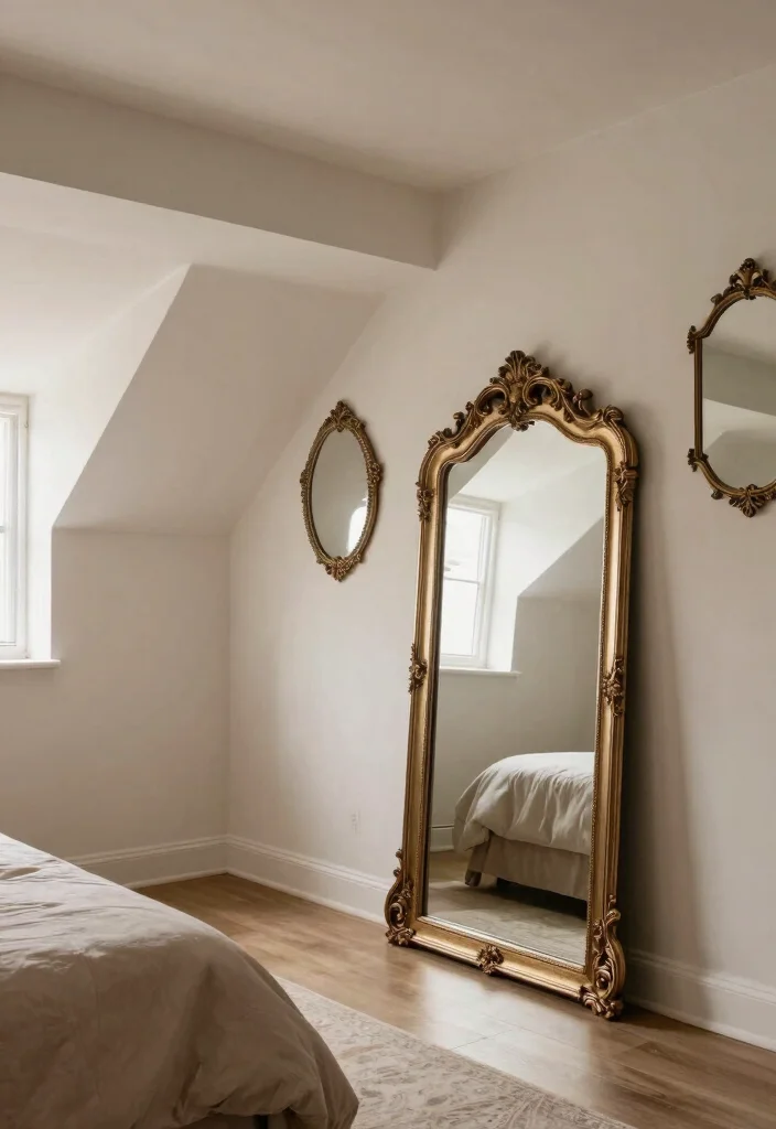 12 Basement Bedroom Ideas for a Cozy Inviting Space - 7. Mirrors for Depth 1