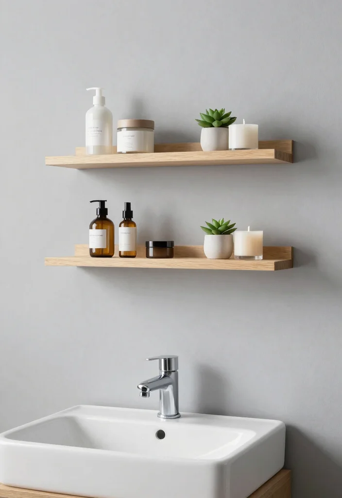 12 Bathroom Shelving Ideas for Smart Organized Storage 1 12 Bathroom Shelving Ideas for Smart Organized Storage - 1. Floating Shelves: The Ultimate Space Savers 1