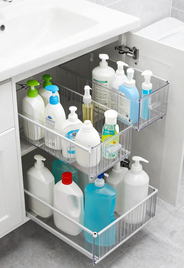 12 Bathroom Shelving Ideas for Smart Organized Storage 111 12 Bathroom Shelving Ideas for Smart Organized Storage - 11. Under-Sink Storage Solutions 1