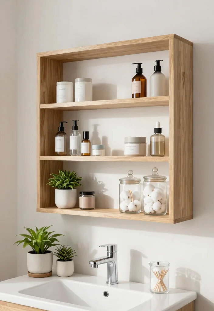 12 Bathroom Shelving Ideas for Smart Organized Storage 23 12 Bathroom Shelving Ideas for Smart Organized Storage - 3. Open Shelving for Easy Access 1