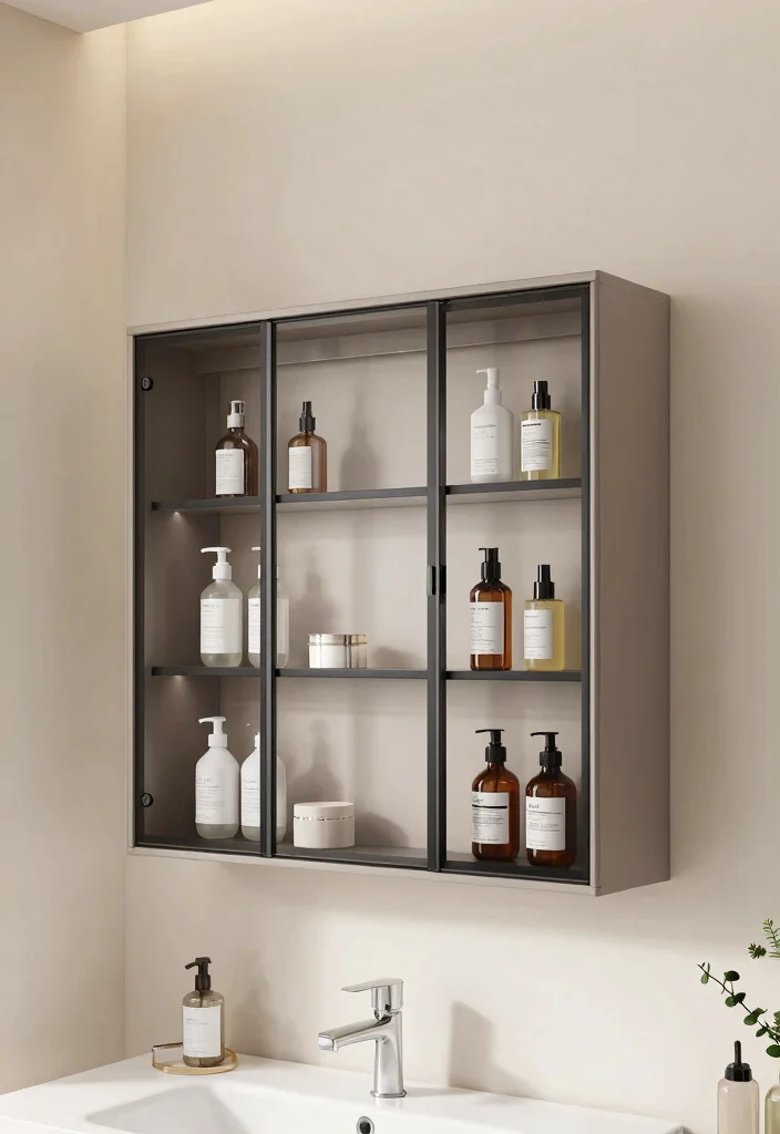 12 Bathroom Shelving Ideas for Smart Organized Storage 78 12 Bathroom Shelving Ideas for Smart Organized Storage - 8. Wall-Mounted Cabinets for Hidden Storage 1