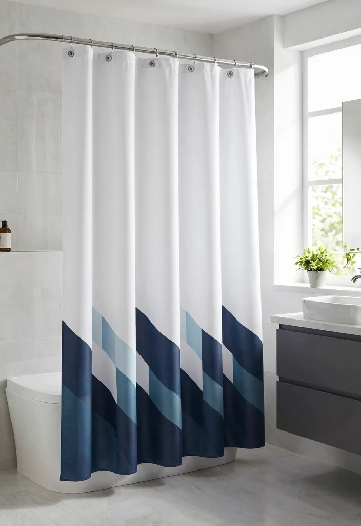 12 Bathroom Shower Curtain Ideas for a Quick Stylish Refresh - 9. Eco-Friendly Synthetic Options 1